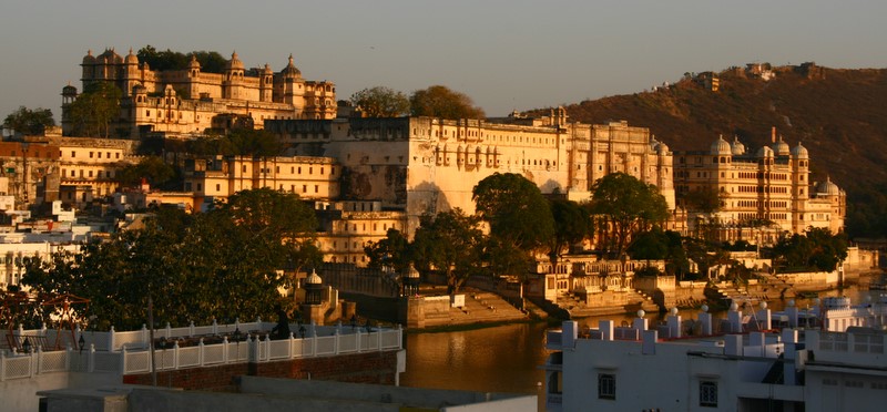 The City Palace at sunset