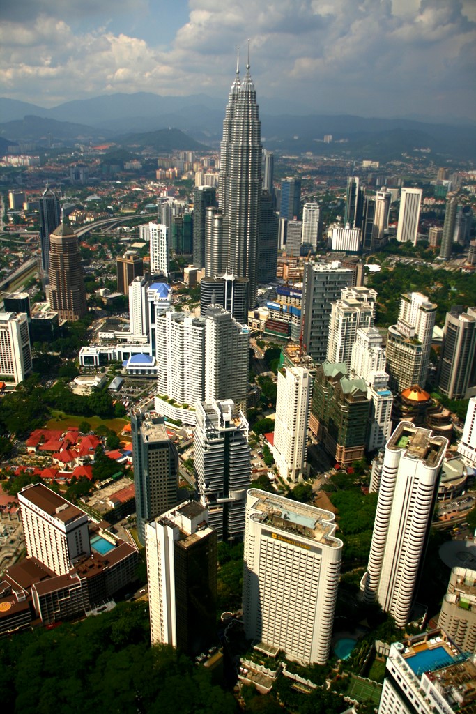 The view from KL Tower