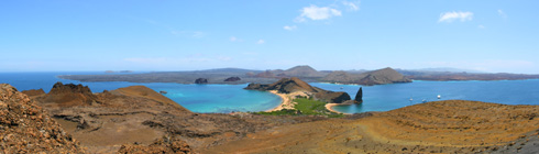 The view from the top of Isla Bartolomé